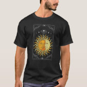 Celestial Body Boho Sun Moon Astronomy Universe As Tシャツ (正面)