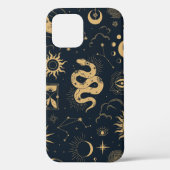 Celestial boho seamless pattern  Case-Mate iPhoneケース (裏面)
