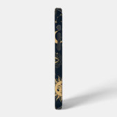 Celestial boho seamless pattern iPhoneケース (左側面)