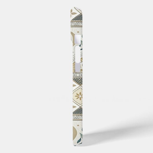 Celestial Botanical Folk Art Seamless Pattern Case-Mate iPhoneケース (裏面 / 左)