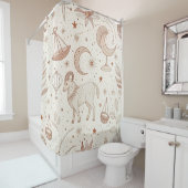 Celestial Botanical Pattern (1) シャワーカーテン (インサイチュ)