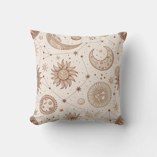 Celestial Botanical Pattern (2) クッション (正面)