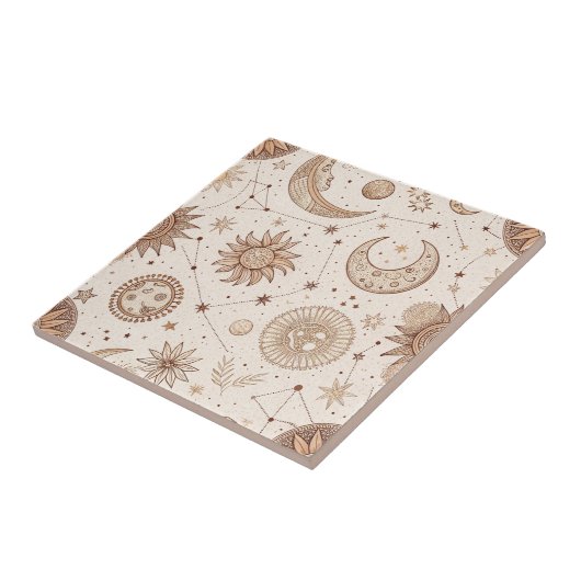 Celestial Botanical Pattern (2) タイル (側面)