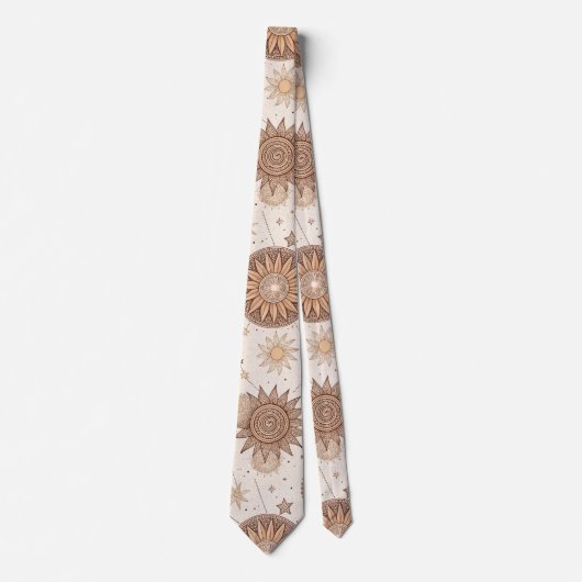 Celestial Botanical Pattern (2) ネクタイ (正面)