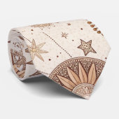 Celestial Botanical Pattern (2) ネクタイ (ロール)