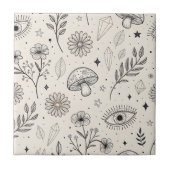 Celestial Botanical Pattern (3) タイル (正面)