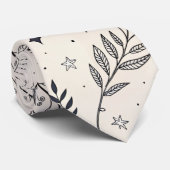 Celestial Botanical Pattern (3) ネクタイ (ロール)