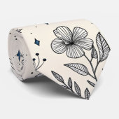 Celestial Botanical Pattern (4) ネクタイ (ロール)