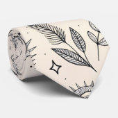 Celestial Botanical Pattern (5) ネクタイ (ロール)