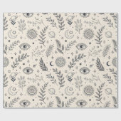 Celestial Botanical Pattern (5) ラッピングペーパー (フラット)