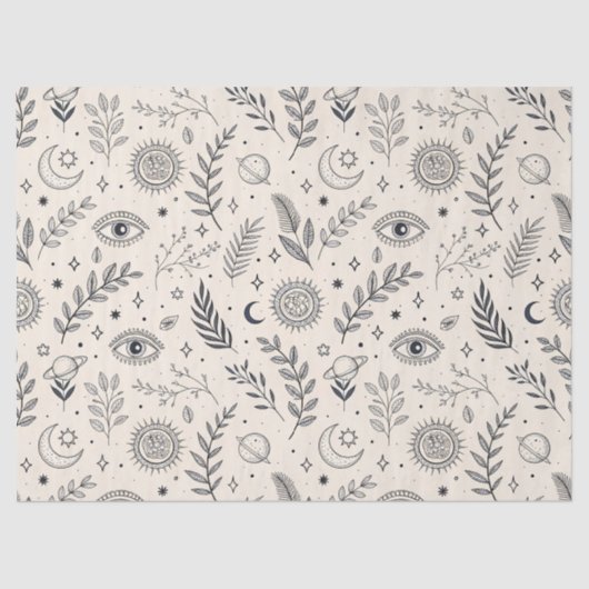 Celestial Botanical Pattern (5) 薄葉紙 (正面)