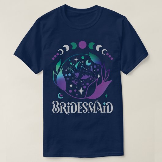 Celestial Bride Bridesmaid Bachelorette Party Wome Tシャツ (デザイン正面)