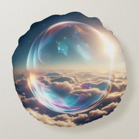 Celestial Bubble in the Sky ラウンドクッション (裏面)