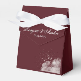 Celestial Burgundy Starlight Favor Boxs フェイバーボックス