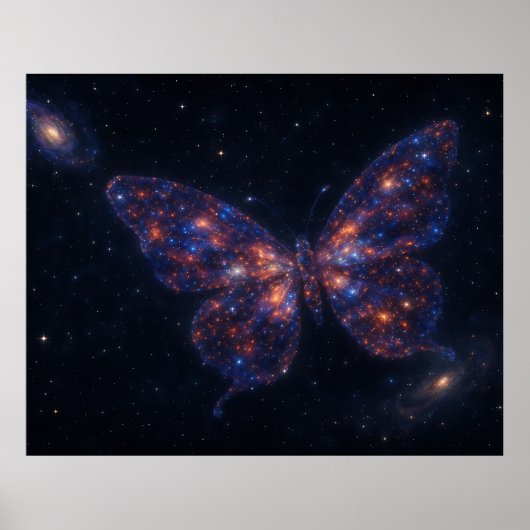 Celestial Butterfly Galaxy ポスター (正面)