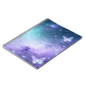 Celestial Butterfly Spiral Notebook ノートブック (左側)