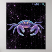Celestial Cancer – Astrology Art ポスター (正面)