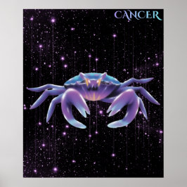 Celestial Cancer – Astrology Art ポスター