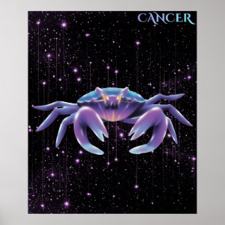 Celestial Cancer – Astrology Art ポスター