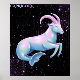 Celestial Capricorn – Astrology Art ポスター