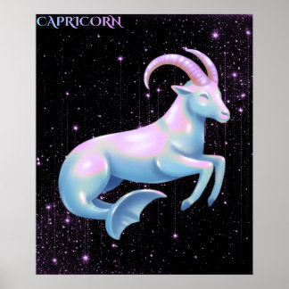 Celestial Capricorn – Astrology Art ポスター