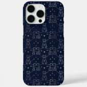 Celestial Cat Constellation iPhone Case Case-Mate iPhoneケース (裏面)