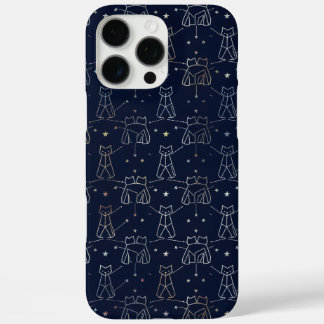 Celestial Cat Constellation iPhone Case 16 Pro Maxケース