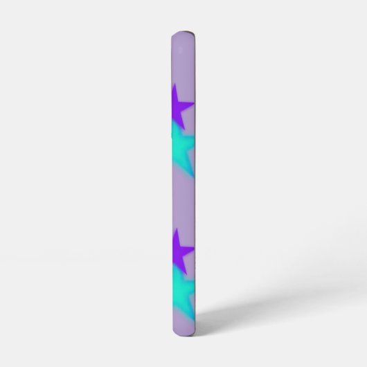 Celestial Cat Samsung Galaxy Phone Case – Purple Samsung Galaxyケース (左側面)