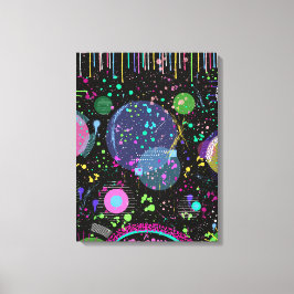 Celestial Celebrations: Maximalist Abstract Art  キャンバスプリント