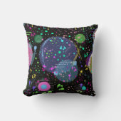 Celestial Celebrations: Maximalist Abstract Art  クッション (正面)