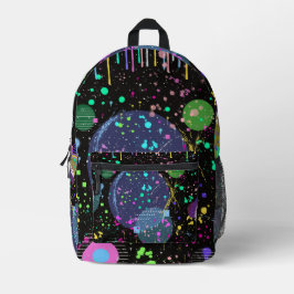 Celestial Celebrations: Maximalist Abstract Art  プリントバックパック