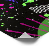 Celestial Celebrations: Maximalist Abstract Art  ポスター (角)