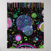 Celestial Celebrations: Maximalist Abstract Art  ポスター (正面)