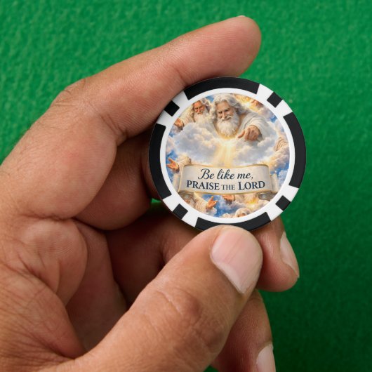 Celestial Christian poker chip ポーカーチップ (手)