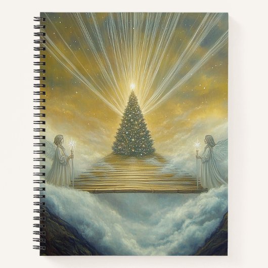 Celestial Christmas Tree Notebook ノートブック (正面)