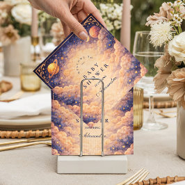 Celestial Cloud Planets Baby Shower スタンダードカクテルナプキン