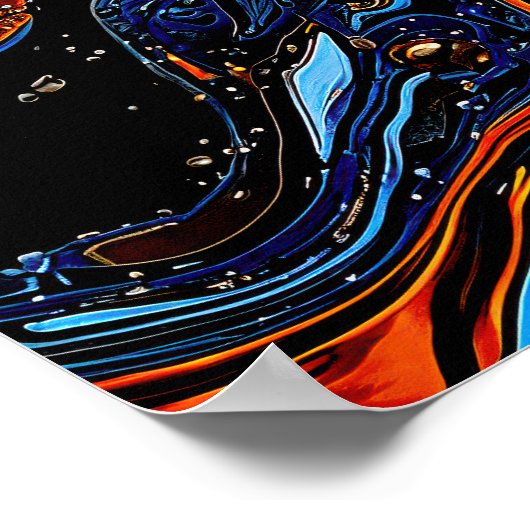 "Celestial Cognition" – A Surreal Portrait ポスター (角)