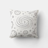 Celestial Coloring Book Pillow | Galaxy クッション (正面)