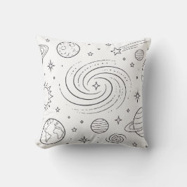 Celestial Coloring Book Pillow | Galaxy クッション