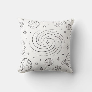 Celestial Coloring Book Pillow | Galaxy クッション