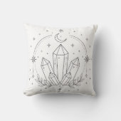 Celestial Coloring Book Pillow | Gem Stones クッション (正面)