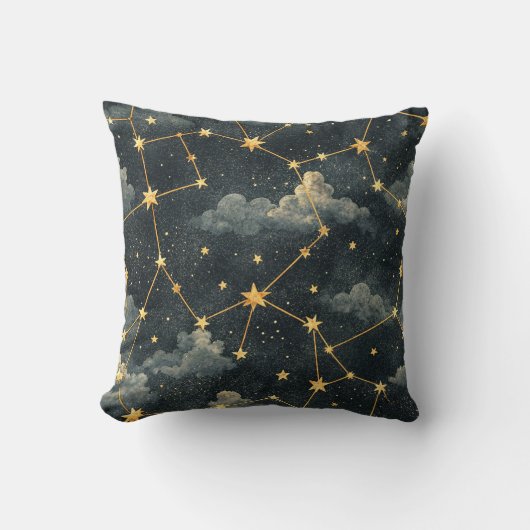 Celestial Constellation Star Pattern (1) クッション (正面)
