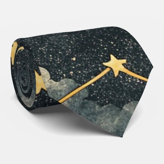 Celestial Constellation Star Pattern (1) ネクタイ (ロール)