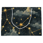 Celestial Constellation Star Pattern (1) ラージペーパーバッグ (正面)