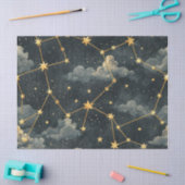 Celestial Constellation Star Pattern (1) 薄葉紙 (クラフト)