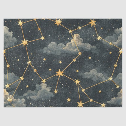 Celestial Constellation Star Pattern (1) 薄葉紙 (正面)