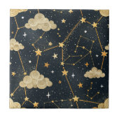 Celestial Constellation Star Pattern (2) タイル (正面)