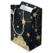 Celestial Constellation Star Pattern (2) ミディアムペーパーバッグ (裏面アングル)
