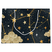 Celestial Constellation Star Pattern (2) ラージペーパーバッグ (正面)