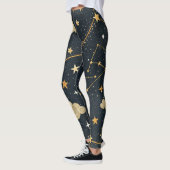Celestial Constellation Star Pattern (2) レギンス (左)